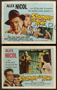 6w460 STRANGER IN TOWN 8 LCs 1959 Alex Nicol comes from out of the past to expose the perfect crime!