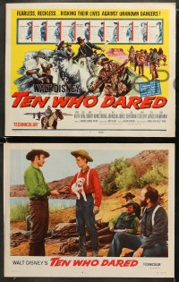 6w477 TEN WHO DARED 8 LCs 1960 Walt Disney, river rafting on white-water Colorado River!