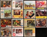 6x200 LOT OF 15 1950S-60S WESTERN LOBBY CARDS 1950s-1960s great scenes from cowboy movies!