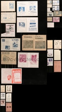 6x340 LOT OF 16 1910S-40S URUGUAYAN HERALDS 1910s-1940s images from a variety of different movies!