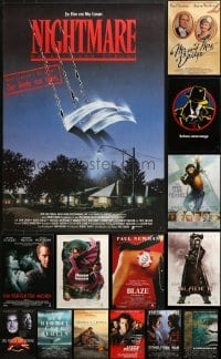 6x447 LOT OF 15 UNFOLDED GERMAN A1 POSTERS 1980s-1990s a variety of great movie images!