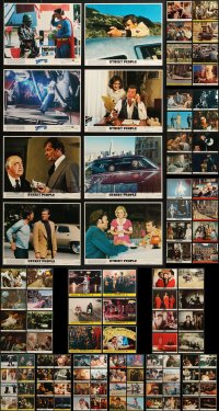 6x425 LOT OF 142 MINI LOBBY CARDS 1970s great scenes from a variety of different movies!