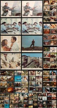 6x429 LOT OF 130 MINI LOBBY CARDS 1970s-1980s great scenes from a variety of different movies!