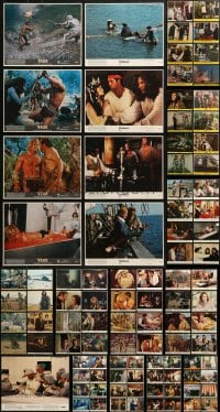 6x427 LOT OF 137 MINI LOBBY CARDS 1970s-1980s great scenes from a variety of different movies!