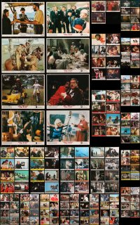 6x421 LOT OF 155 MINI LOBBY CARDS 1970s-1980s great scenes from a variety of different movies!