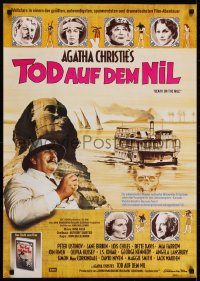 6y099 DEATH ON THE NILE German 1978 Peter Ustinov, Jane Birkin, Lois Chiles, Agatha Christie!