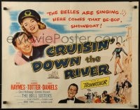 6z577 CRUISIN' DOWN THE RIVER style B 1/2sh 1953 Audrey Totter and her be-bop showboat show!