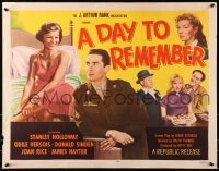 6z589 DAY TO REMEMBER 1/2sh 1955 Stanley Holloway, Odile Versois, Donald Sinden!