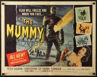 6z800 MUMMY 1/2sh 1959 Hammer horror, Wiggins art of Christopher Lee as the bandaged monster!