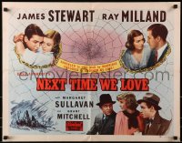 6z802 NEXT TIME WE LOVE 1/2sh R1948 Jimmy Stewart, Margaret Sullavan, Ray Milland!