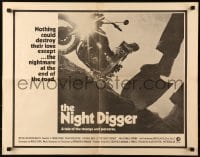 6z803 NIGHT DIGGER int'l 1/2sh 1971 cool image of Nicholas Clay, a strange and perverse tale!