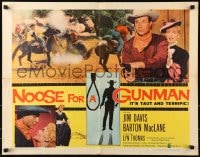 6z809 NOOSE FOR A GUNMAN 1/2sh 1960 Jim Davis, Barton MacLane, it's taut and terrific!