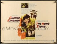 6z810 NUN'S STORY 1/2sh 1959 religious missionary Audrey Hepburn in a gripping & dramatic story!