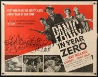 6z822 PANIC IN YEAR ZERO 1/2sh 1962 Milland, Jean Hagen, Frankie Avalon, orgy of looting & lust!