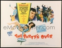 6z823 PARTY'S OVER 1/2sh 1966 Oliver Reed, Ann Lynn, Clifford David, wild party!