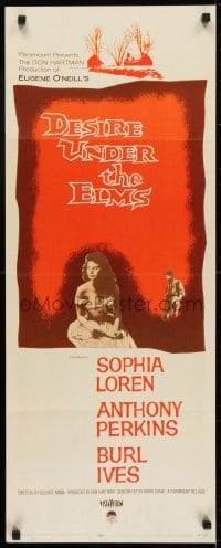 6z113 DESIRE UNDER THE ELMS insert 1958 Sophia Loren, Anthony Perkins, from Eugene O'Neill play!