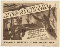 7c123 KING OF THE ROCKET MEN chapter 6 TC 1949 cool sci-fi serial images of Coffin in cool costume!