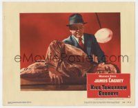 7c643 KISS TOMORROW GOODBYE LC #8 1950 tough James Cagney knocks out Rhys Williams!