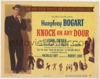 7c125 KNOCK ON ANY DOOR TC 1949 Humphrey Bogart, directed by Nicholas Ray, told with brutal honesty!