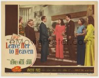 7c661 LEAVE HER TO HEAVEN LC #3 R1952 Gene Tierney, Cornel Wilde, Vincent Price, Crain & others!