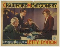 7c664 LETTY LYNTON LC 1932 Joan Crawford, Robert Montgomery, Lewis Stone, May Robson, all staring!