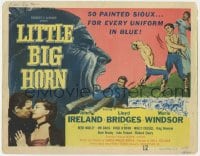 7c133 LITTLE BIG HORN TC 1951 Lloyd Bridges, Ireland, 50 painted Sioux for every uniform in blue!