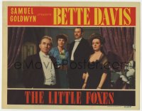 7c670 LITTLE FOXES LC 1941 c/u of Bette Davis, Charles Dingle, Patricia Collinge, Carl Benton Reid