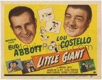 7c134 LITTLE GIANT TC 1946 Bud Abbott & Lou Costello sell vaccuum cleaners, great art!