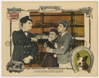 7c671 LITTLE JOHNNY JONES LC 1923 Johnny Hines protects his mom from a cop, Brownie the Wonder Dog!