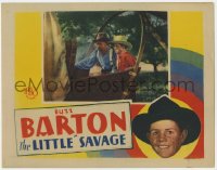 7c674 LITTLE SAVAGE LC 1929 great image of teen cowboy Buzz Barton, ultra rare!