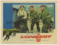 7c680 LONGEST DAY LC #3 1962 World War II, D-Day, Peter Lawford, Richard Todd & another soldier!