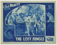 7c681 LOST JUNGLE chapter 8 LC 1934 Clyde Beatty, World's Greatest Animal Trainer, The Lion's Brood!