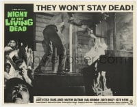 7c755 NIGHT OF THE LIVING DEAD LC #5 1968 George Romero zombie classic, Duane Jones on porch!