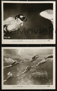 7d310 SILENT WORLD 25 8x10 stills 1956 Jacques Cousteau, Louis Malle, scuba divers!