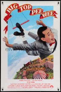 7g555 BIG TOP PEE-WEE 1sh 1988 Paul Reubens is a hero, lover & legend, Barry E. Jackson art!