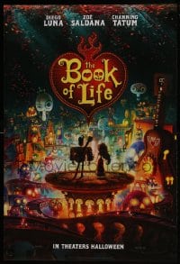 7g570 BOOK OF LIFE style A teaser DS 1sh 2014 Diego Luna, Zoe Saldana, Channing Tatum!