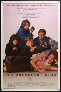 7g576 BREAKFAST CLUB 1sh 1985 John Hughes, Estevez, Molly Ringwald, Judd Nelson, cult classic!