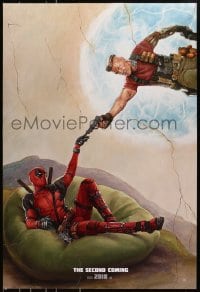 7g612 DEADPOOL 2 style B teaser DS 1sh 2018 parody art of Michelangelo's The Creation of Adam!