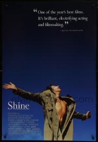 7g875 SHINE DS 1sh 1996 Australian biography of pianist David Helfgott starring Geoffrey Rush!