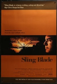 7g883 SLING BLADE 1sh 1996 image of star & director Billy Bob Thornton as Carl!