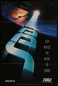 7g218 SDDS 27x40 special poster 1995 Sony Dynamic Digital Sound