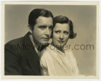 7h102 BACK STREET deluxe 8x10 still 1932 close up of John Boles & pretty Irene Dunne by Freulich!