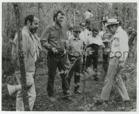 7h118 BEGUILED candid 8x9 key book still 1971 Clint Eastwood & Don Siegel on location in Louisiana!