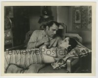 7h967 WHERE EAST IS EAST 8x10.25 still 1929 Tod Browning, c/u of Lupe Velez in Lon Chaney's lap!