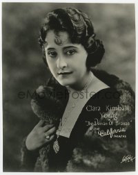 7h981 WOMAN OF BRONZE 7.25x9.25 still 1923 portrait of pretty Clara Kimball Young, King Vidor!