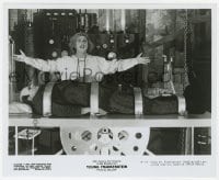 7h988 YOUNG FRANKENSTEIN 8.25x10 still 1974 Gene Wilder rejoices over his creation, Peter Boyle!