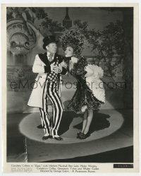 7h991 ZAZA 8x10 still 1939 great image of Claudette Colbert & Bert Lahr dancing The Flirt!