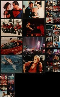 7m282 LOT OF 40 COLOR 8X10 REPRO PHOTOS 2000s many great images of top celebrities!