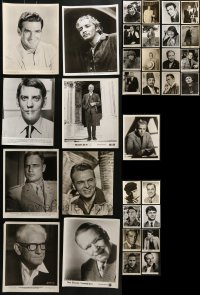 7m195 LOT OF 33 8X10 STILLS OF MALE PORTRAITS 1950s-1960s leading & supporting men!