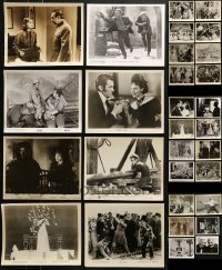 7m197 LOT OF 30 RE-RELEASE 8X10 STILLS R1940s-1950s great scenes from a variety of movies!